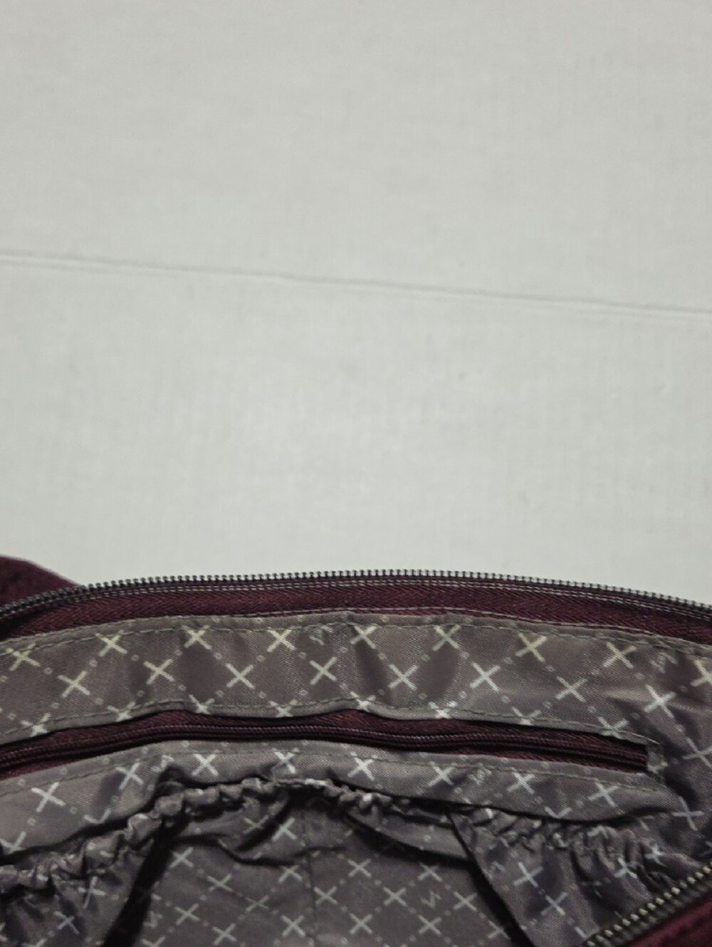 lug Pacer Wine Red Crossbody with Pyramid Studs - Picture 10 of 10